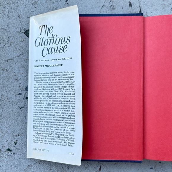 The Glorious Cause The American Revolution Hardback Book - Picture 15 of 16